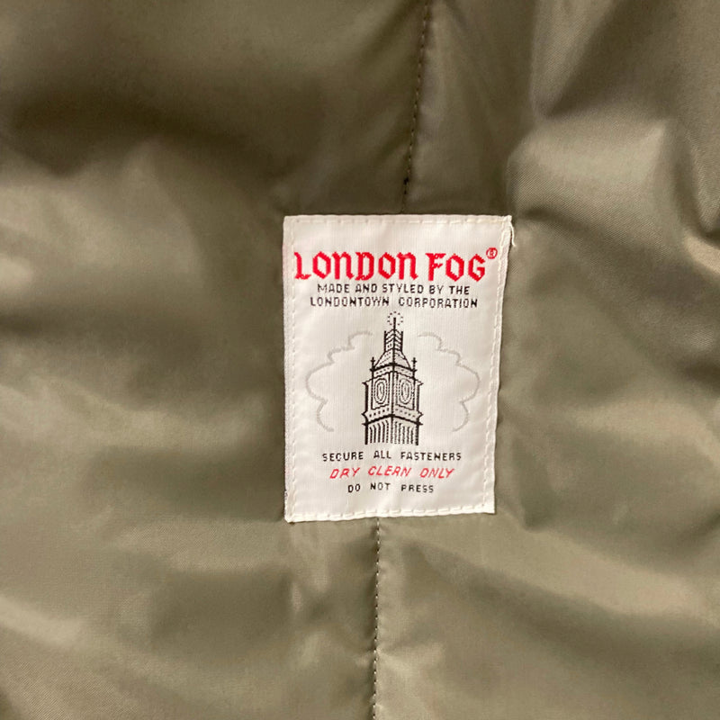 Load image into Gallery viewer, London Fog Vintage Olive Green Trench Coat
