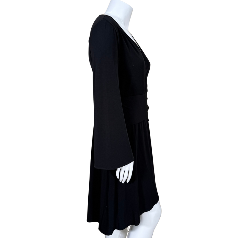 Load image into Gallery viewer, Black dress on a mannequin against a white background
