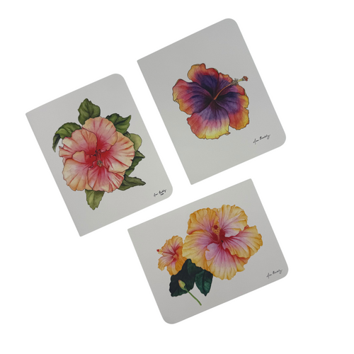 Carolina Chickadee Co. 3-Card Flower Set