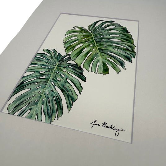 Carolina Chickadee Co. Large Leaf Print