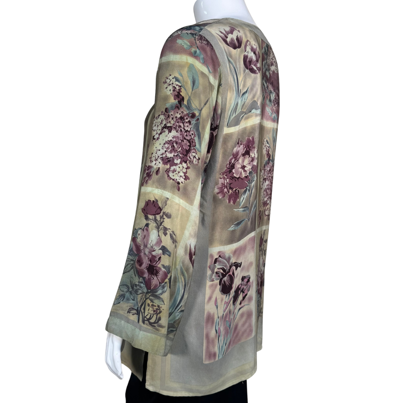 Load image into Gallery viewer, Citron Pastel Colors Floral Blouse
