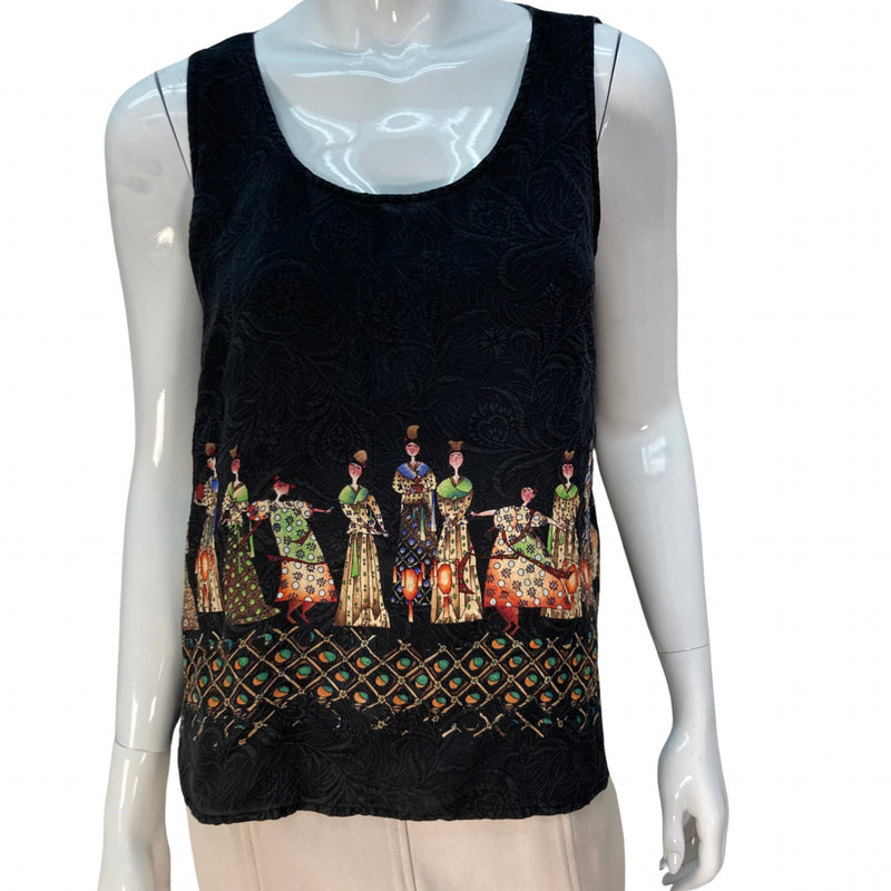 Load image into Gallery viewer, Citron Dancing Ladies Tank Top front view
