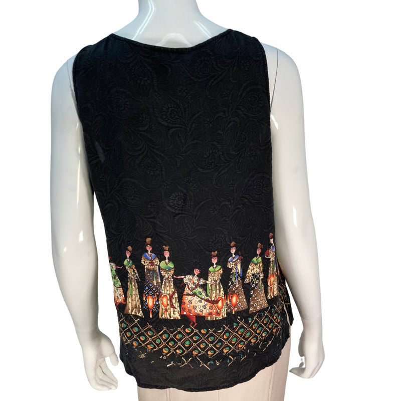 Load image into Gallery viewer, Citron Dancing Ladies Tank Top back view
