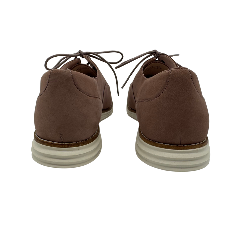 Load image into Gallery viewer, Cole Haan Mauve Suede Oxford Flats
