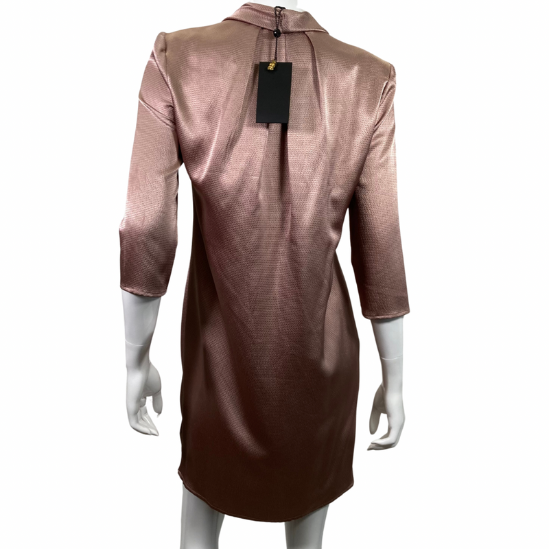 Load image into Gallery viewer, ABS by Allen Schwartz Luxurious Bronze dress back view full length 
