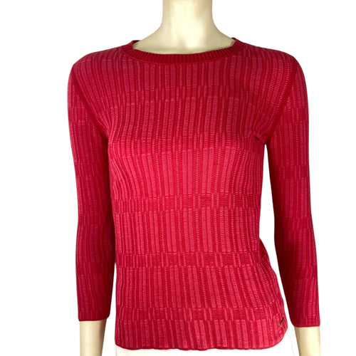 Pink Knit Sweater (XS)