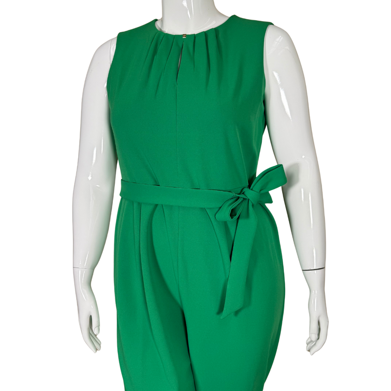 Load image into Gallery viewer, DKNY Vibrant Emerald Green Elegant Overall
