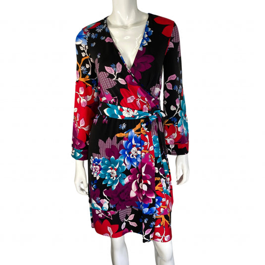 3/4 Bell Sleeve Floral Dress (S)