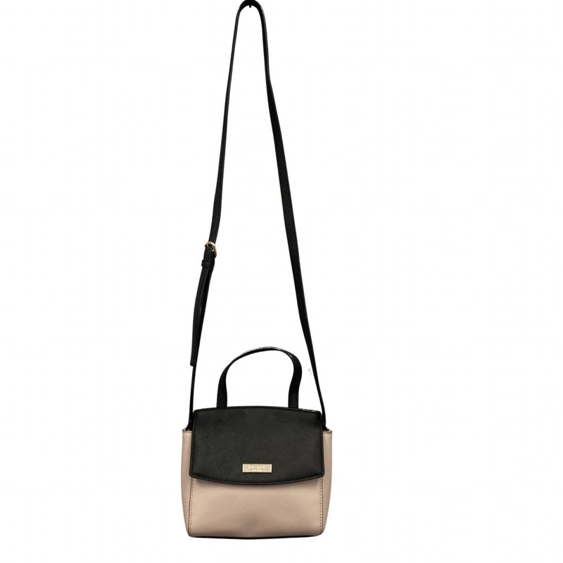 Load image into Gallery viewer, Kate Spade Pink and Black Crossbody Purse full view
