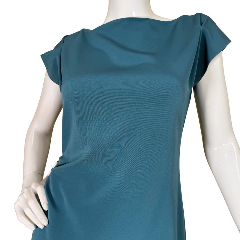 Load image into Gallery viewer, Elie Tahari Chic Dark Teal Dress
