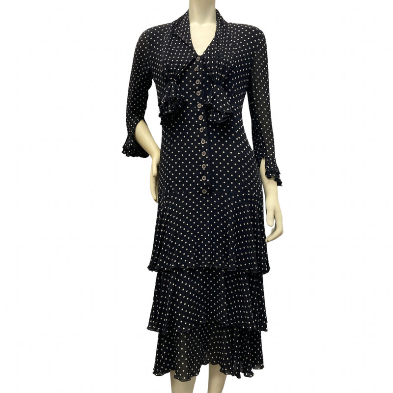 Load image into Gallery viewer, Polka Dot Midi Dress (XL)
