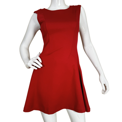 timeless Free People Classic Red Fit-and-Flare Dress
