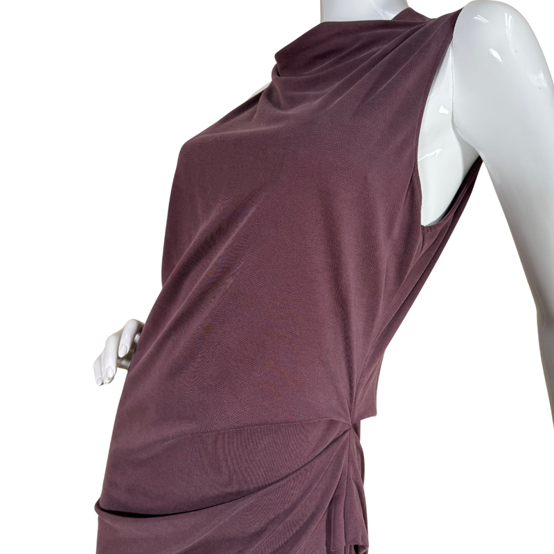 Load image into Gallery viewer, Brown dress on a mannequin against a white background
