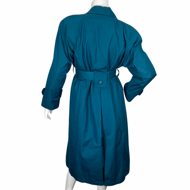 Load image into Gallery viewer, TOWE Teal Trench Coat by London Fog
