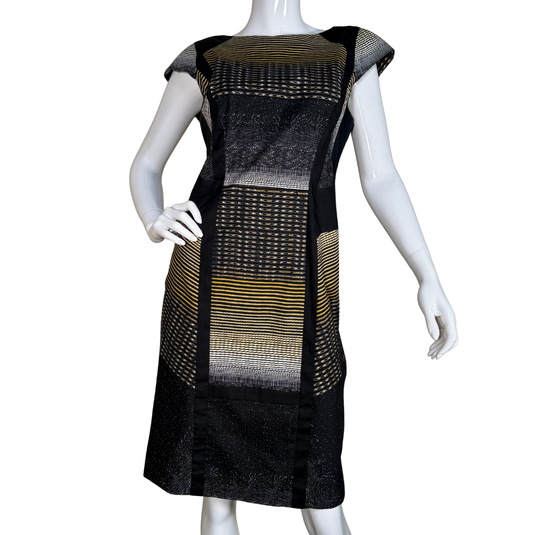 Karen Millen Black Patterned Dress