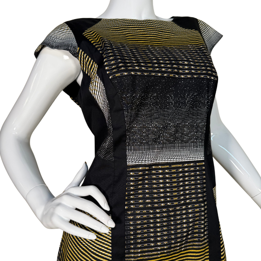 Karen Millen Black Patterned Dress