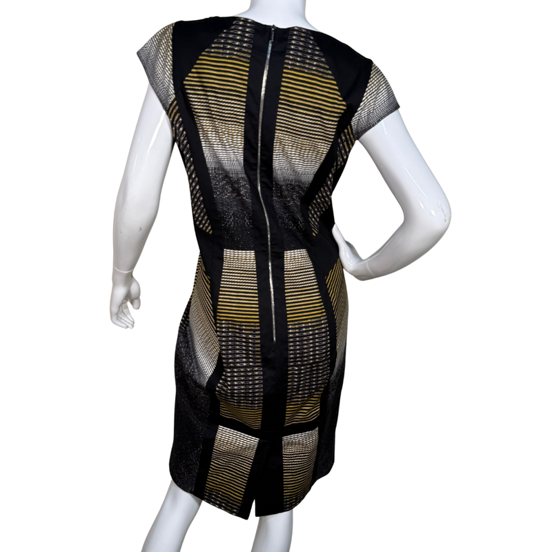 Load image into Gallery viewer, Karen Millen Black Patterned Dress

