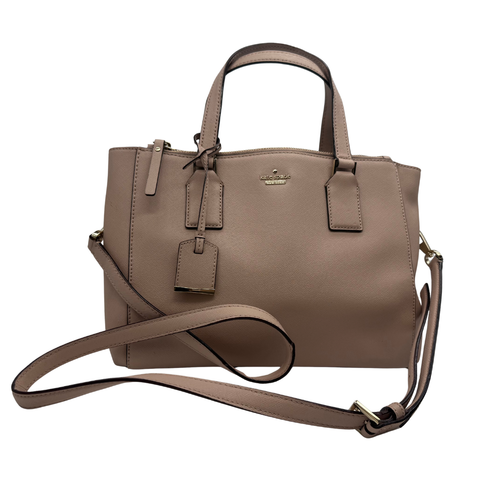 elegant pre-owned Kate Spade Elegant Blush Pink Shoulder Bag satchel in a soft blush pink hue is the perfect blend of style and practicality