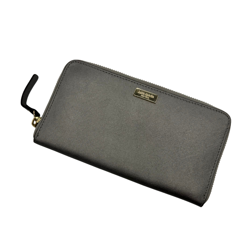 Load image into Gallery viewer, Kate Spade Saffiano Chic Zip-Around Wallet – Silver Glam
