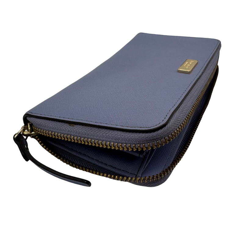 Load image into Gallery viewer, Kate Spade “Saffiano Chic” Zip-Around Wallet – Baby Blue
