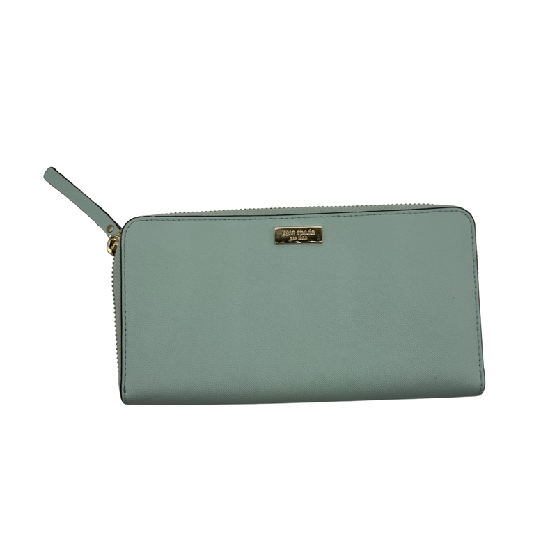 Load image into Gallery viewer, Kate Spade Saffiano Chic Zip-Around Wallet – Soft Mint
