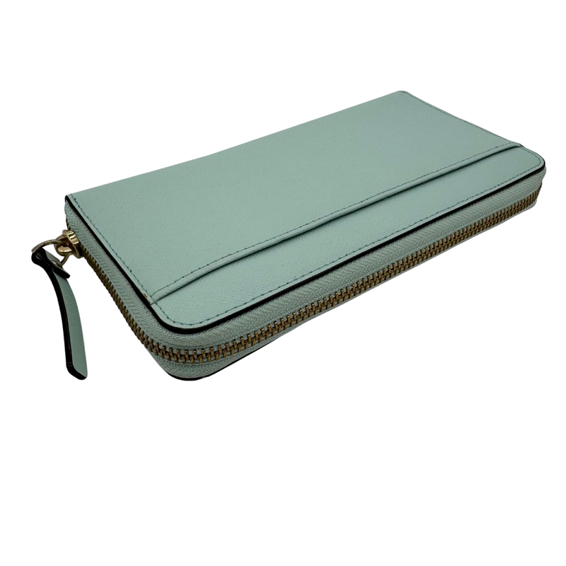 Load image into Gallery viewer, Kate Spade Saffiano Chic Zip-Around Wallet – Soft Mint

