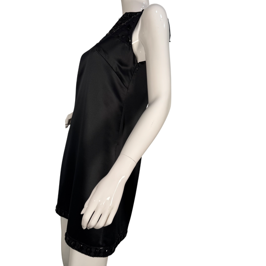 Laundry Black Embellished Dress with Gems