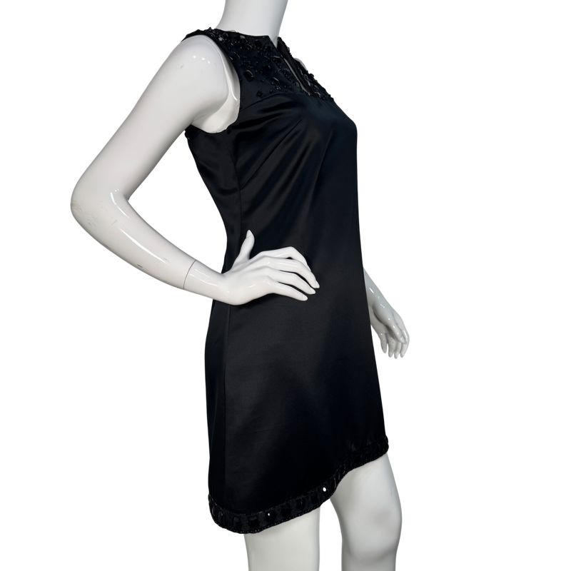 Load image into Gallery viewer, Laundry Black Embellished Dress with Gems
