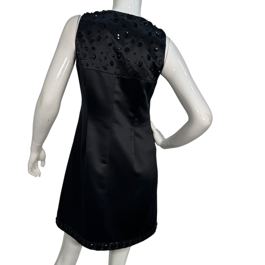 Laundry Black Embellished Dress with Gems
