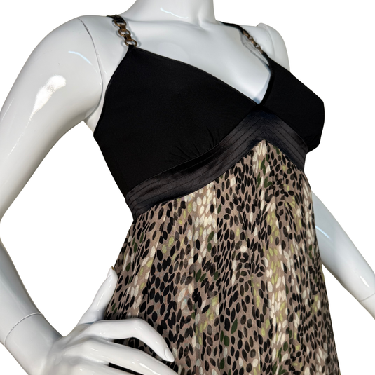 Laundry By Shelli Segal Patterened Silk Dress