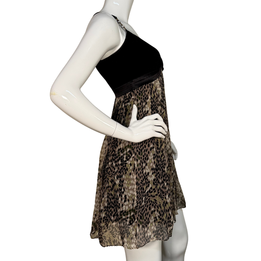 Laundry By Shelli Segal Patterened Silk Dress