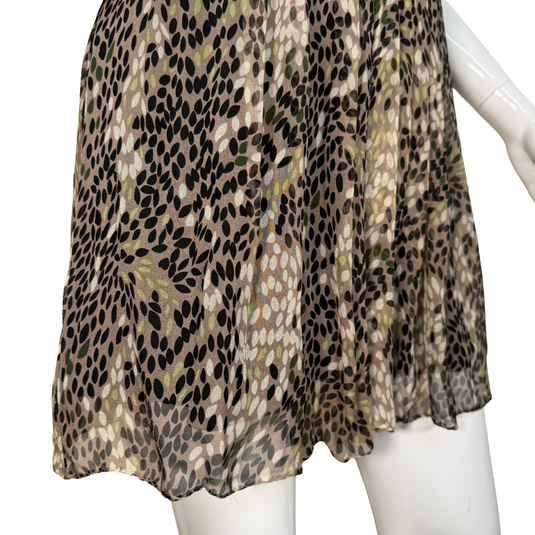 Laundry By Shelli Segal Patterened Silk Dress