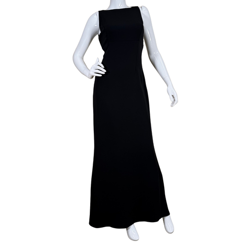 Lauren - Ralph Lauren Classic Black Sleeveless Evening Gown