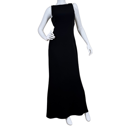 Lauren - Ralph Lauren Classic Black Sleeveless Evening Gown