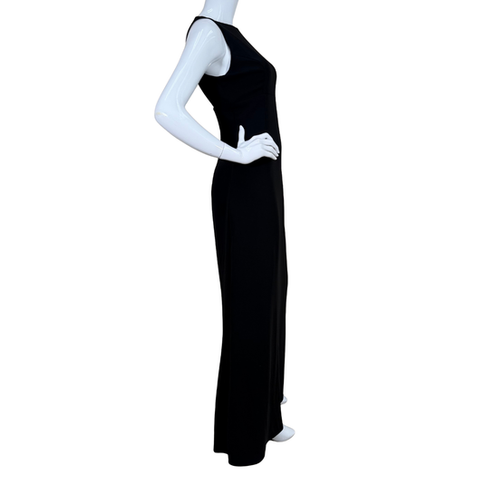 Lauren - Ralph Lauren Classic Black Sleeveless Evening Gown