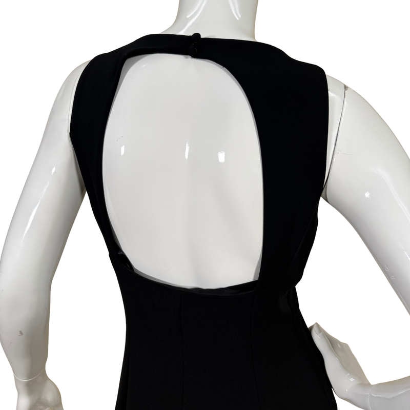 Load image into Gallery viewer, Lauren - Ralph Lauren Classic Black Sleeveless Evening Gown
