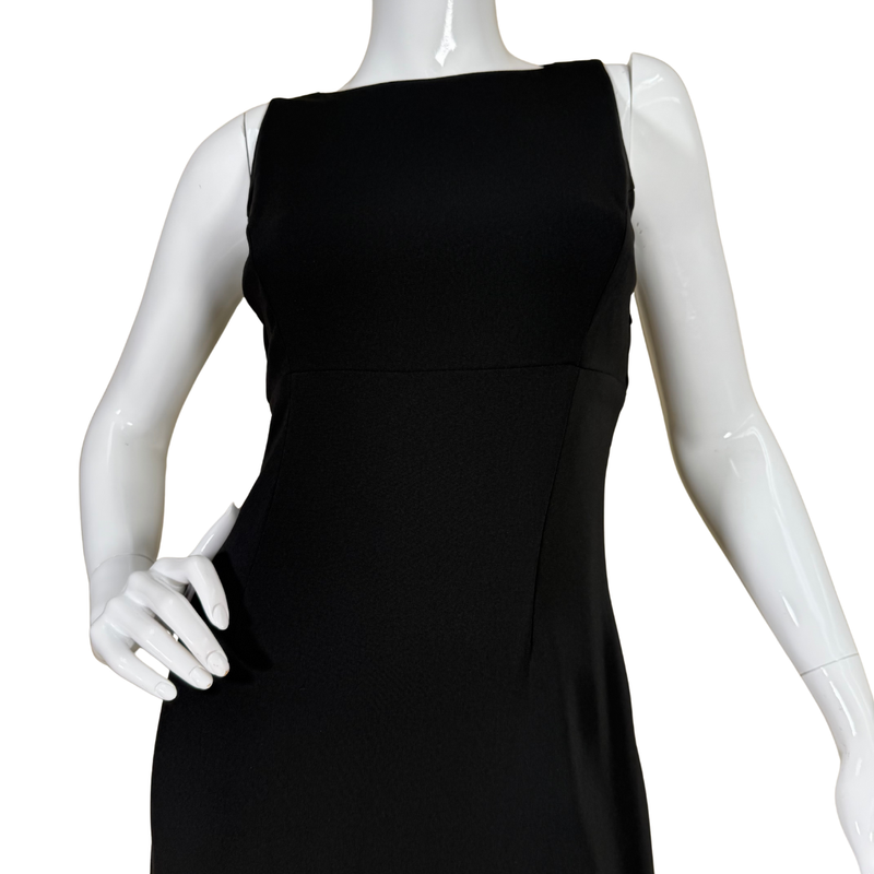 Load image into Gallery viewer, Lauren - Ralph Lauren Classic Black Sleeveless Evening Gown
