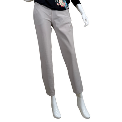 Lululemon Gray Stretch Pants are a pair of slim-fit trousers with a smooth, tailored appearance