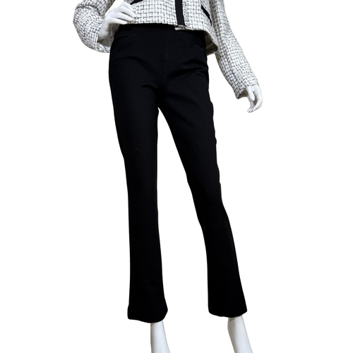Maeve by Anthropologie Black Slim-Fit Stretch Trousers are a must-have essential for any wardrobe