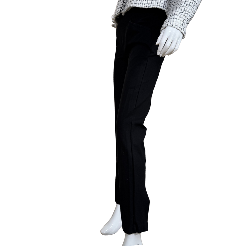Load image into Gallery viewer, Maeve by Anthropologie Black Slim-Fit Stretch Trousers
