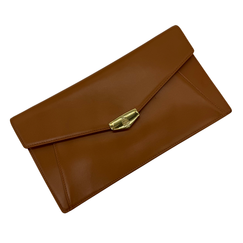 Load image into Gallery viewer, Mark Cross Vintage Saddle Brown Leather Crossbody
