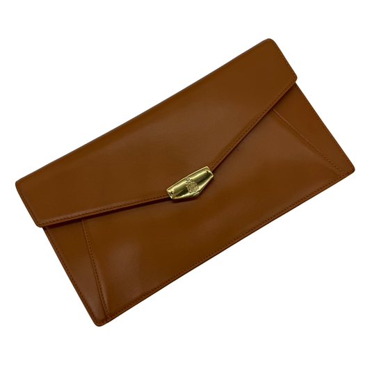 Mark Cross Vintage Saddle Brown Leather Crossbody