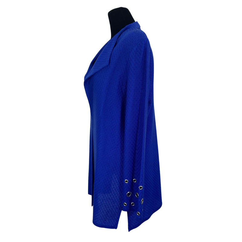 Load image into Gallery viewer, Misook Cerulean Jacket side view
