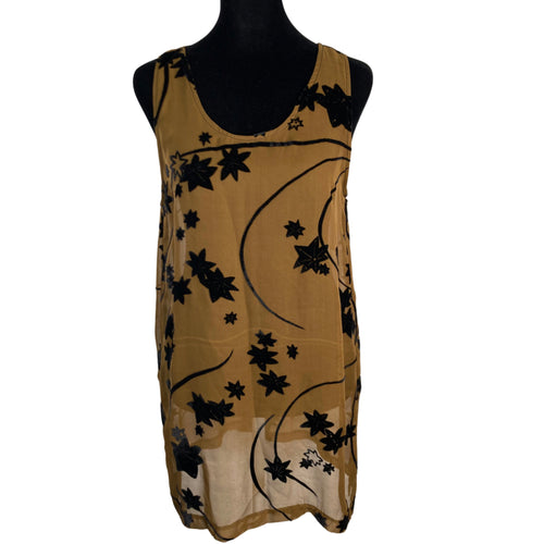 Namba Burnout Velvet Tank Top on mannequin front