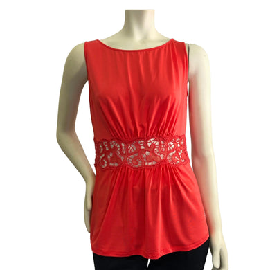 Roccobarocco Coral Top on mannequin