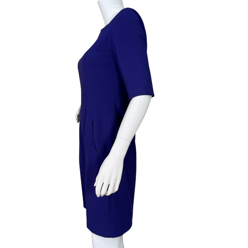 Load image into Gallery viewer, Mannequin wearing a blue dress on a white background
