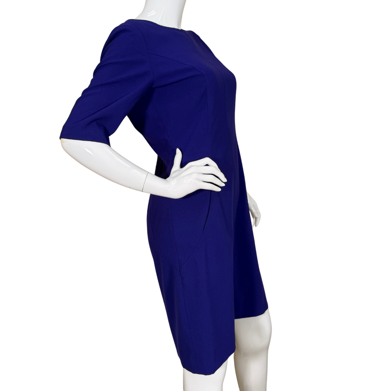 Load image into Gallery viewer, Mannequin wearing a blue dress on a white background
