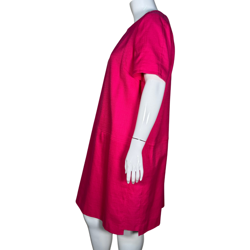 Load image into Gallery viewer, Tahari Vibrant Fuchsia Shift Dress
