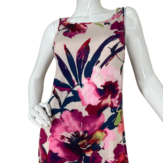 Tommy Bahama Casual Floral Dress in Fuchsia Color Tones
