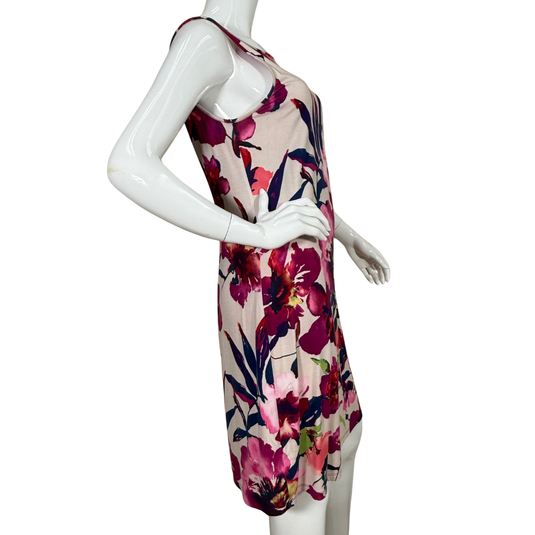 Tommy Bahama Casual Floral Dress in Fuchsia Color Tones
